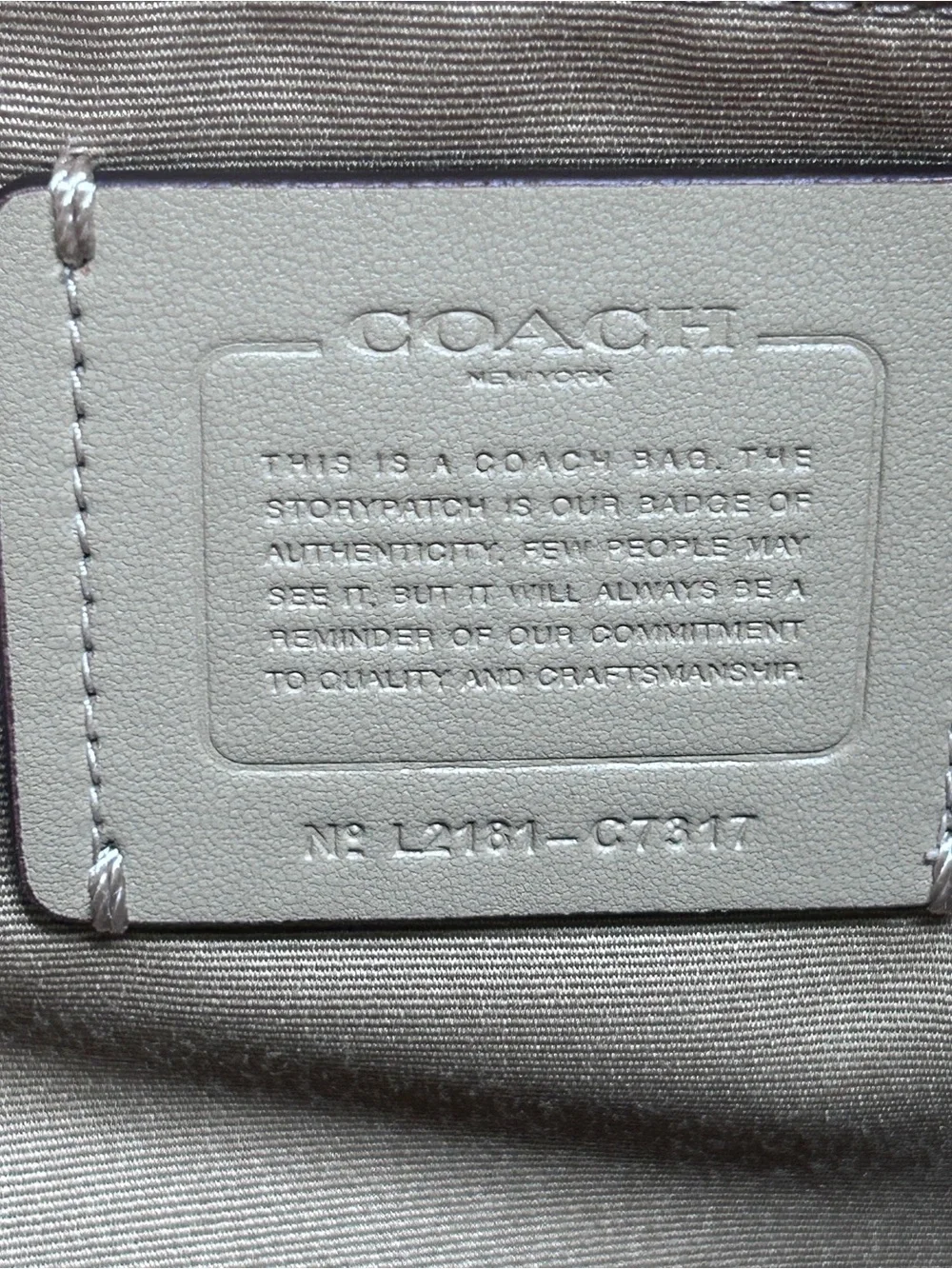Coach Signature Canvas Tiger Backpack • Limited Edition Print • Beige & White